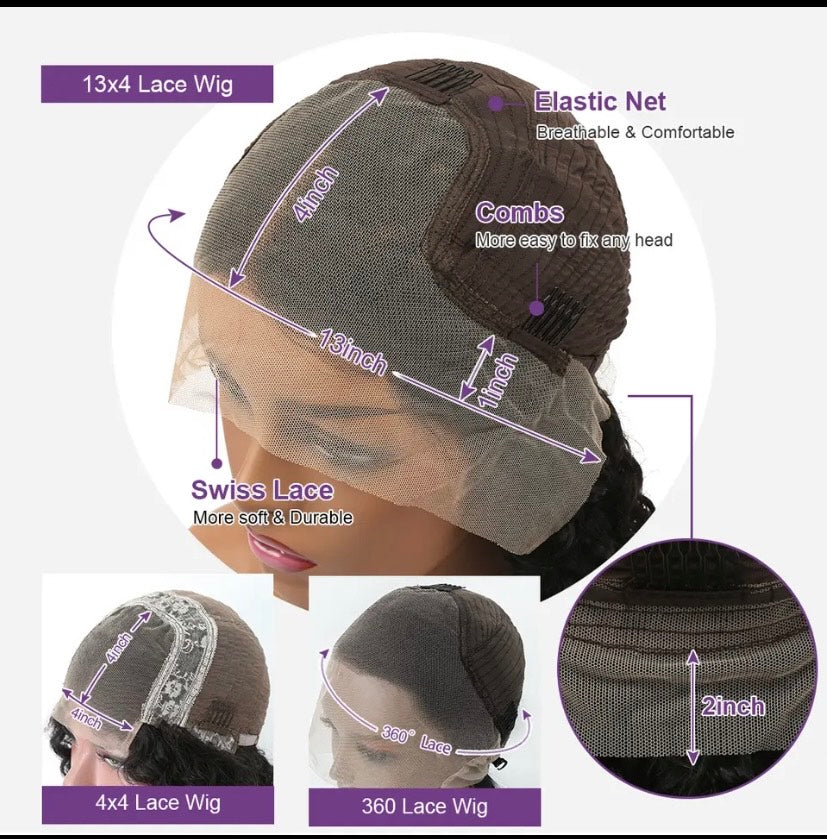 360  HUMAN LACE FRONTAL WIG HD LACE