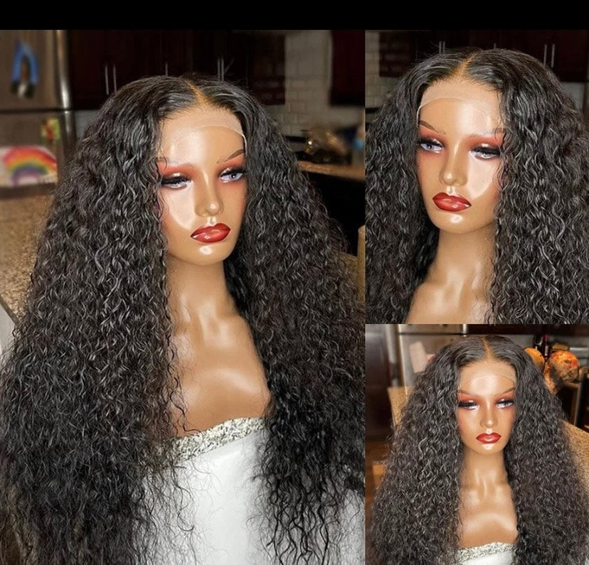 WATER WAVE HUMAN HAIR  LACE FRONT